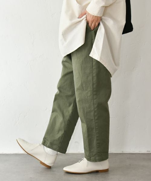 No18｜ストレッチテーパードパンツ [[CE1PT220703F]][C]No18｜ストレッチテーパードパンツ [[CE1PT220703F]][C]