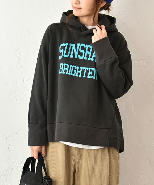 Our.｜スウェットロゴ入りデザインパーカー [[C-9045-1]][C]