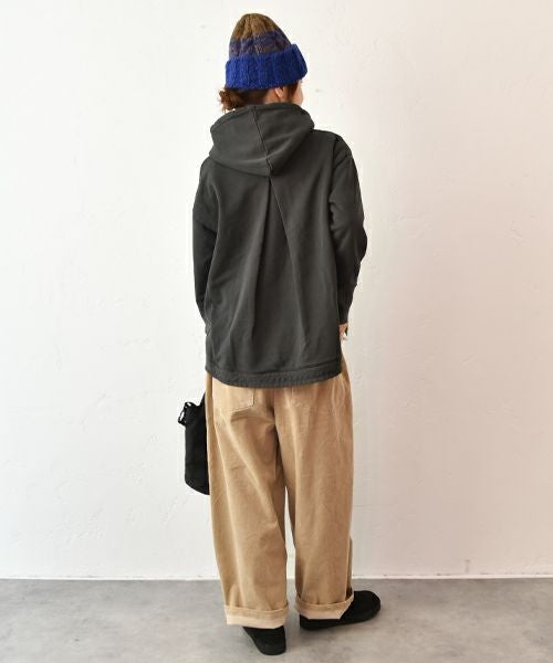 Our.｜スウェットロゴ入りデザインパーカー [[C-9045-1]][C]