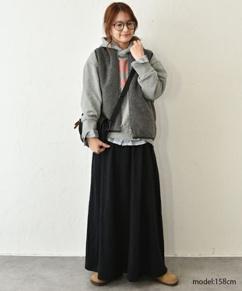 Our.｜スウェットロゴ入りデザインパーカー [[C-9045-1]][C]