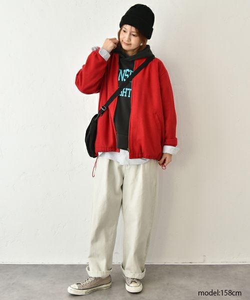 Our.｜スウェットロゴ入りデザインパーカー [[C-9045-1]][C]