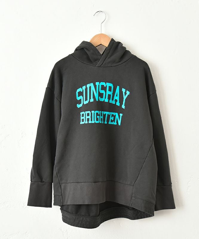 Our.｜スウェットロゴ入りデザインパーカー [[C-9045-1]][C]