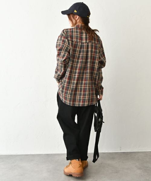 IN THE MARKET｜チェック柄ネルシャツ [[C-2437]][C]