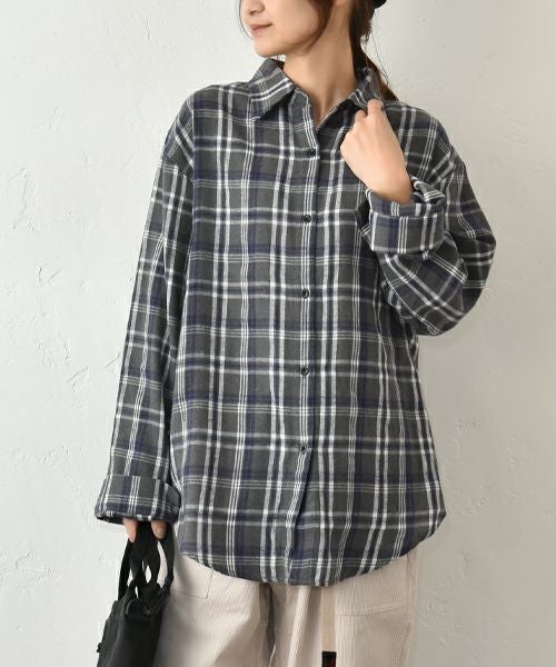 IN THE MARKET｜チェック柄ネルシャツ [[C-2437]][C]