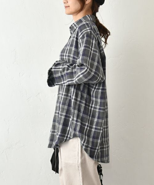 IN THE MARKET｜チェック柄ネルシャツ [[C-2437]][C]