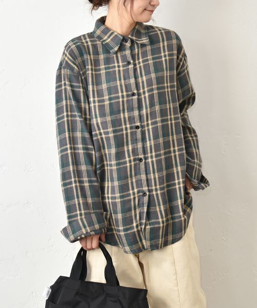 IN THE MARKET｜チェック柄ネルシャツ [[C-2437]][C]