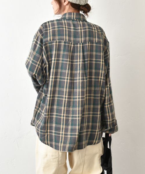 IN THE MARKET｜チェック柄ネルシャツ [[C-2437]][C]