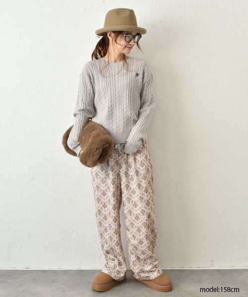 HUMS｜ケーブル編みニット [[MT-0473]][C]