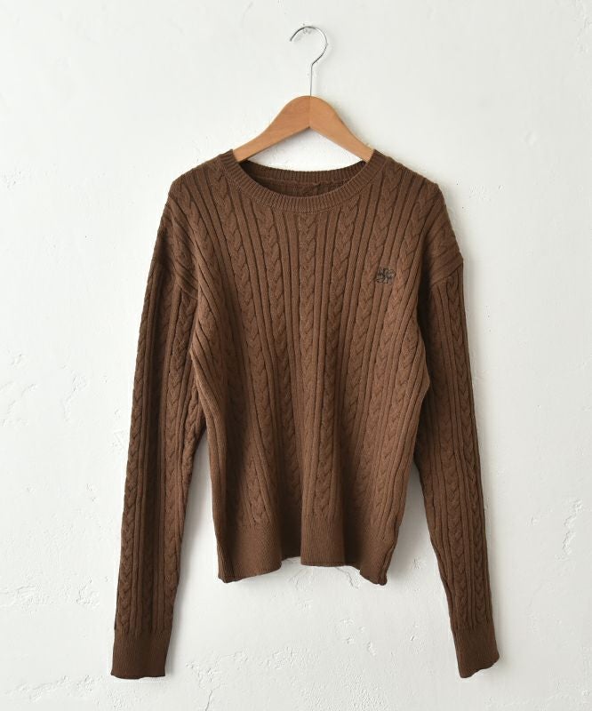 HUMS｜ケーブル編みニット [[MT-0473]][C]