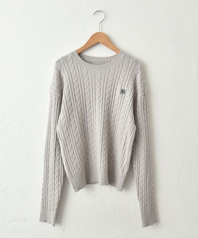 HUMS｜ケーブル編みニット [[MT-0473]][C]