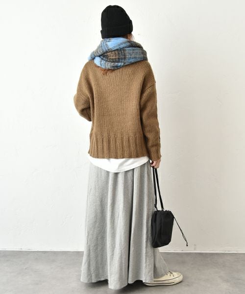 Our.｜ミニ裏毛カットスカート [[C-9050]][C]