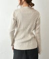 HUMS｜チュールレイヤードリブニット [[RNK-25119]][C]