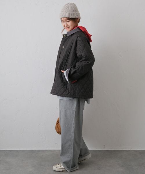 Our.｜襟切替えキルティングアウター [[MT-0471]][C]