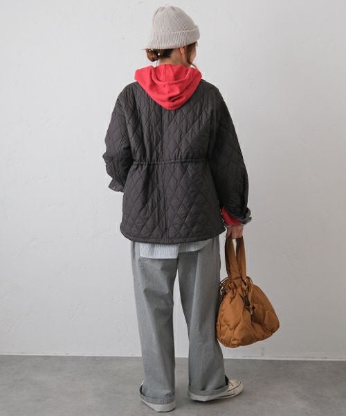 Our.｜襟切替えキルティングアウター [[MT-0471]][C]