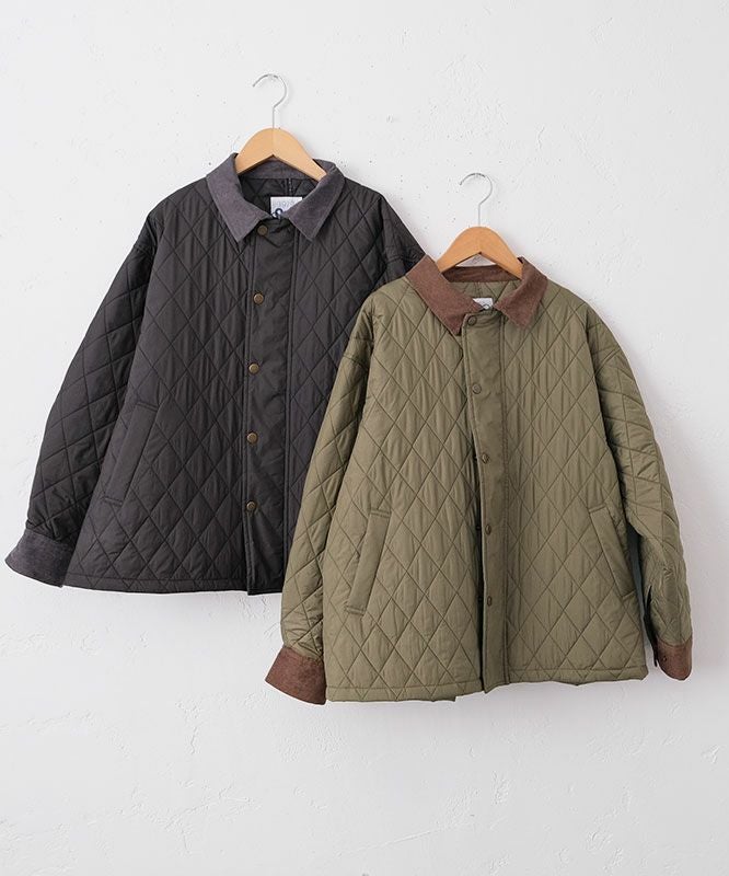  Our.｜襟切替えキルティングアウター [[MT-0471]][C]