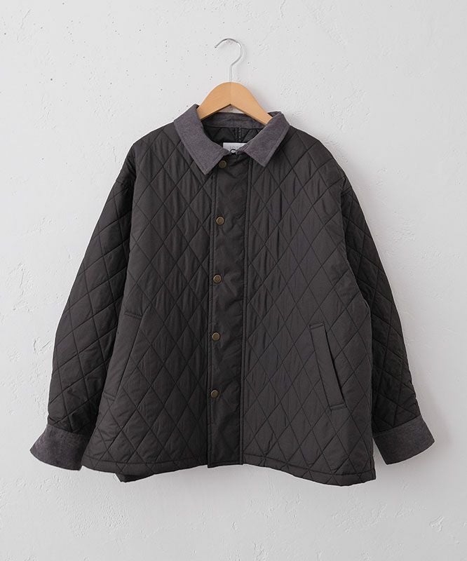  Our.｜襟切替えキルティングアウター [[MT-0471]][C]