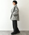 HUMS｜ダブルテーラードショートコート [[MT-0497]][C]