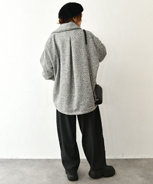 HUMS｜ダブルテーラードショートコート [[MT-0497]][C]