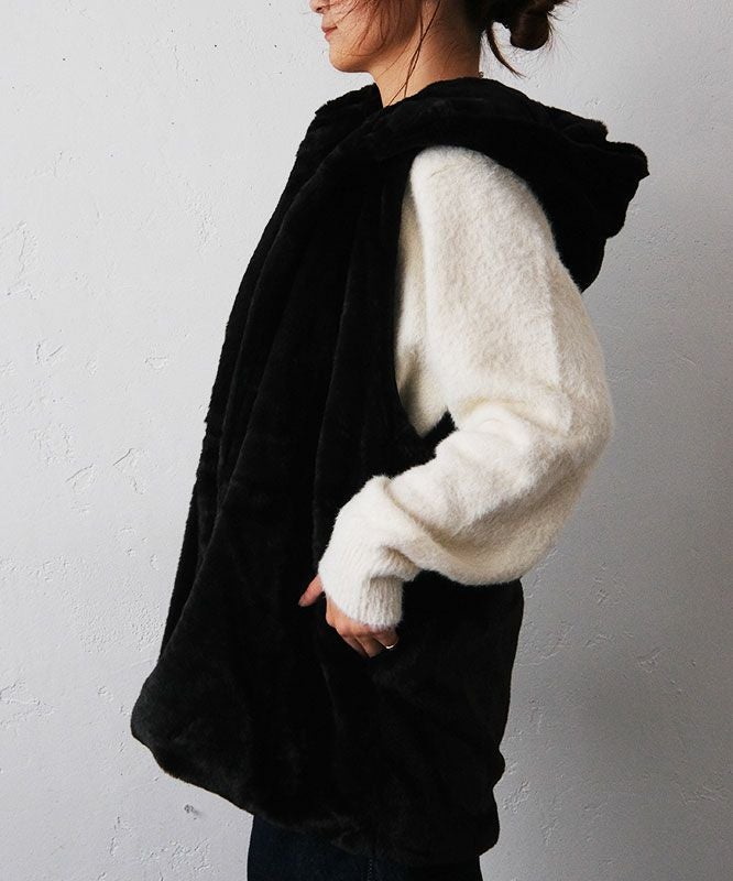 HUMS｜フェイクファーベスト [[10001352]][C]