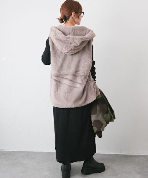 HUMS｜フェイクファーベスト [[10001352]][C]