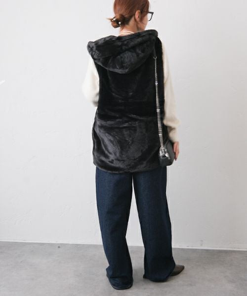 HUMS｜フェイクファーベスト [[10001352]][C]