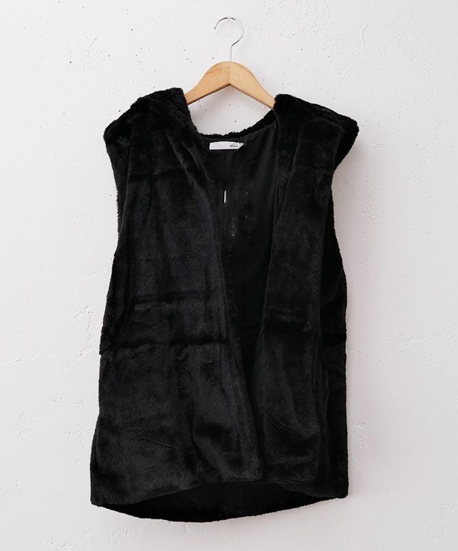 HUMS｜フェイクファーベスト [[10001352]][C]