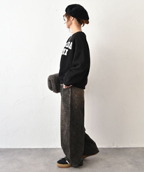 HUMS｜スウェットライクロゴニット [[MT-0491]][C]
