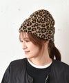 IN THE MARKET｜レオパードニット帽 [[Z251019]][C]