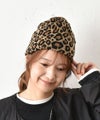 IN THE MARKET｜レオパードニット帽 [[Z251019]][C]