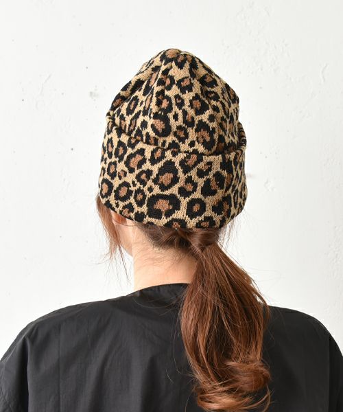 IN THE MARKET｜レオパードニット帽 [[Z251019]][C]