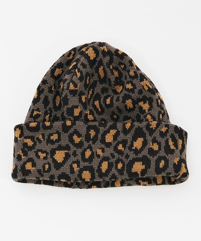 IN THE MARKET｜レオパードニット帽 [[Z251019]][C]