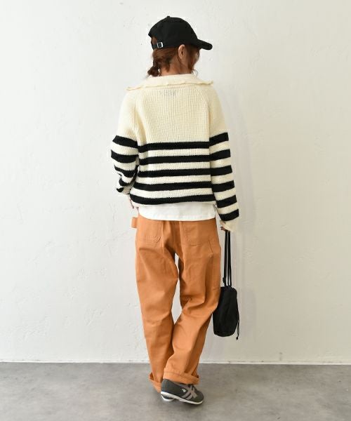 IN THE MARKET｜ハーフジップニット [[C-2515]][C]