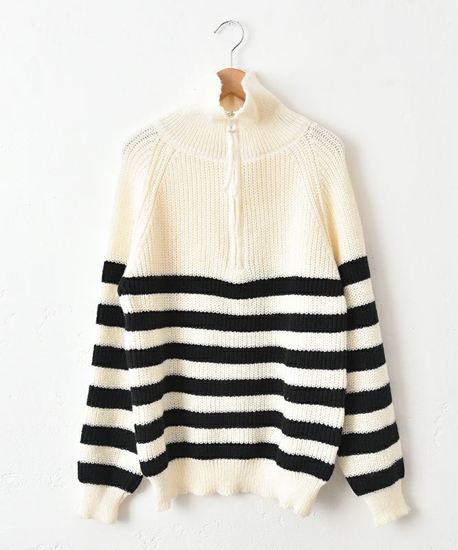  IN THE MARKET｜ハーフジップニット [[C-2515]][C]