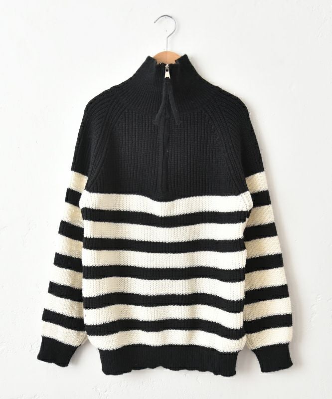  IN THE MARKET｜ハーフジップニット [[C-2515]][C]