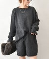 HUMS｜ニットショートパンツセットアップ [[C-5124]][C]
