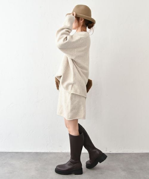 HUMS｜ニットショートパンツセットアップ [[C-5124]][C]