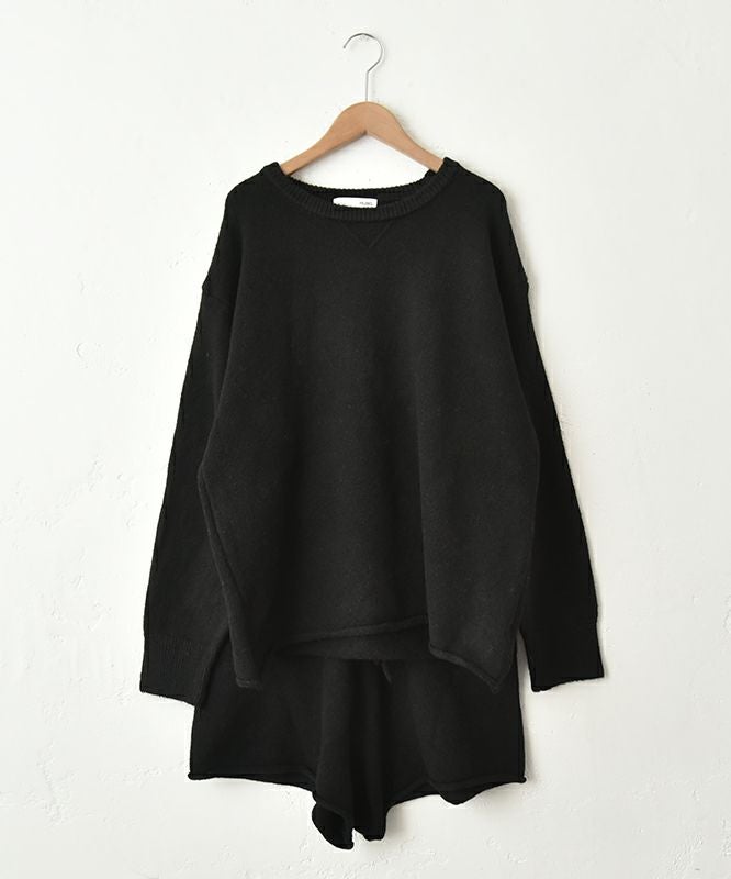 HUMS｜ニットショートパンツセットアップ [[C-5124]][C]