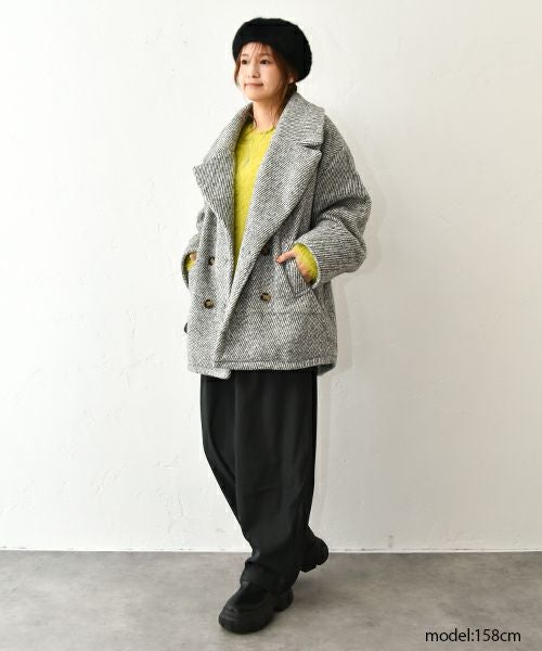 HUMS｜裏微起毛コクーンパンツ [[SAT-0037]][C]