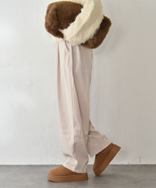 HUMS｜裏微起毛コクーンパンツ [[SAT-0037]][C]