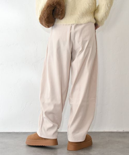 HUMS｜裏微起毛コクーンパンツ [[SAT-0037]][C]