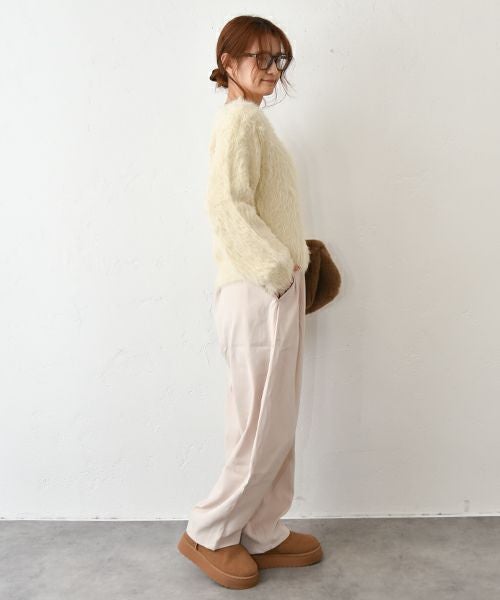 HUMS｜裏微起毛コクーンパンツ [[SAT-0037]][C]