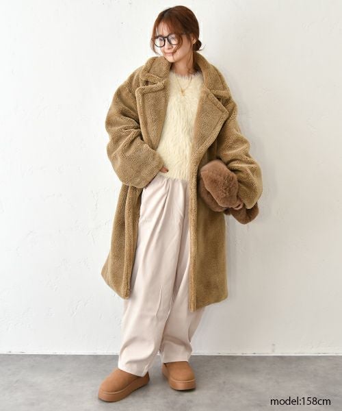 HUMS｜裏微起毛コクーンパンツ [[SAT-0037]][C]