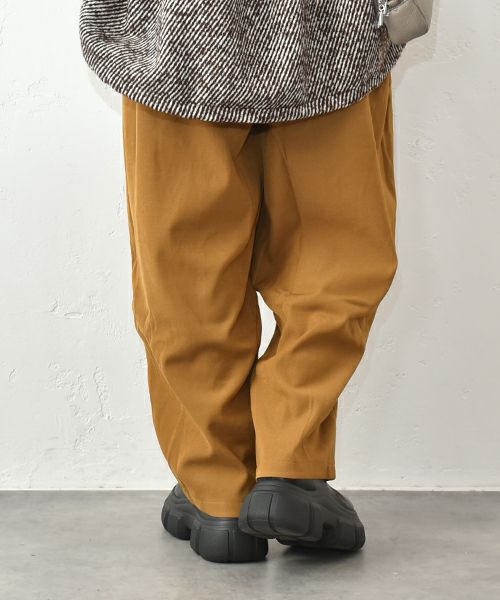 HUMS｜裏微起毛コクーンパンツ [[SAT-0037]][C]