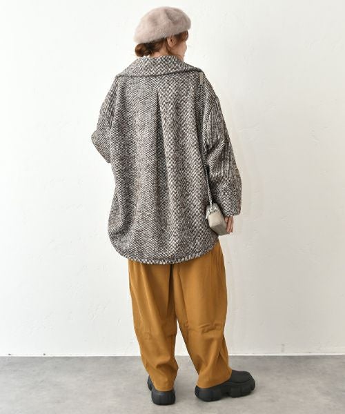 HUMS｜裏微起毛コクーンパンツ [[SAT-0037]][C]