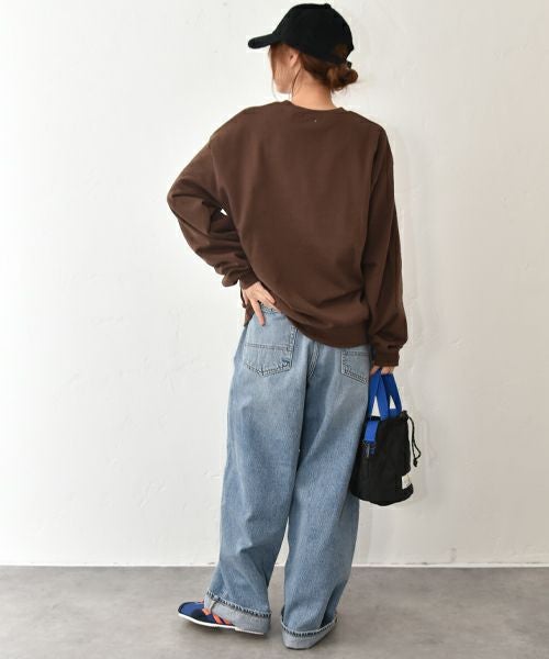  IN THE MARKET｜ロゴスウェット [[C-2521]][C]