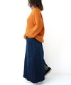 day standard｜裏起毛ストレッチデニムAラインスカート [[10-01-66519]][D]