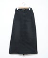 day standard｜裏起毛ストレッチデニムAラインスカート [[10-01-66519]][D]