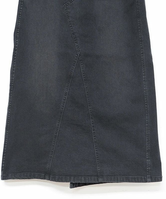 day standard｜裏起毛ストレッチデニムAラインスカート [[10-01-66519]][D]