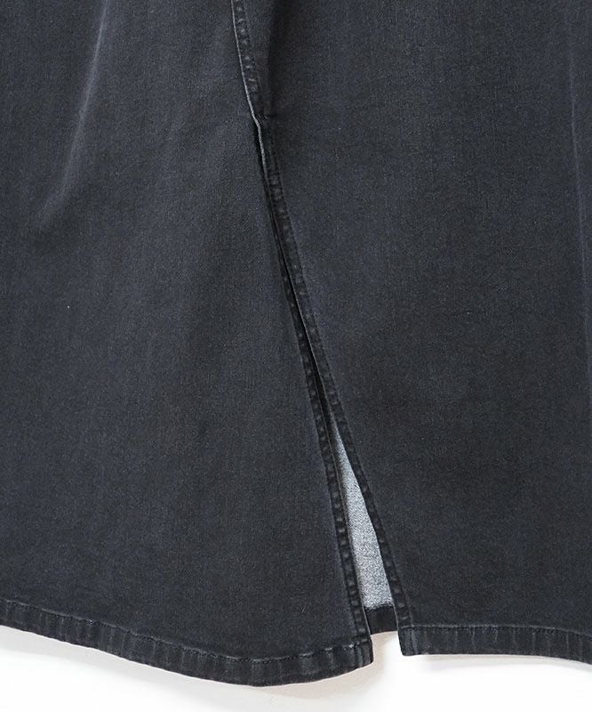 day standard｜裏起毛ストレッチデニムAラインスカート [[10-01-66519]][D]