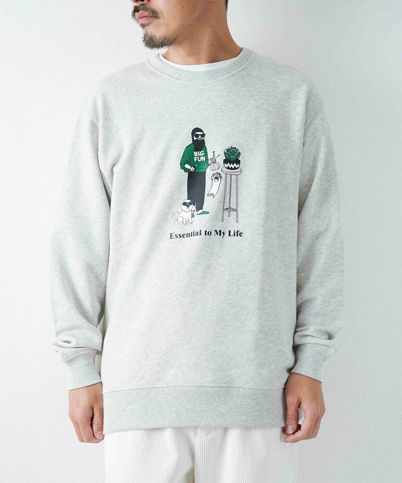 FUN｜Ojisan スウェット(サボテン) [[F-25070563]][D]
